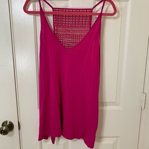 💜 NWT PINK STRAPPY TANK XL